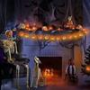 Halloween LED Light String Horror Eyeballs Pumpkin Spider Bat Skull Lamp 1.5m 10LED Trick Or Treat Happy Halloween Party Decor