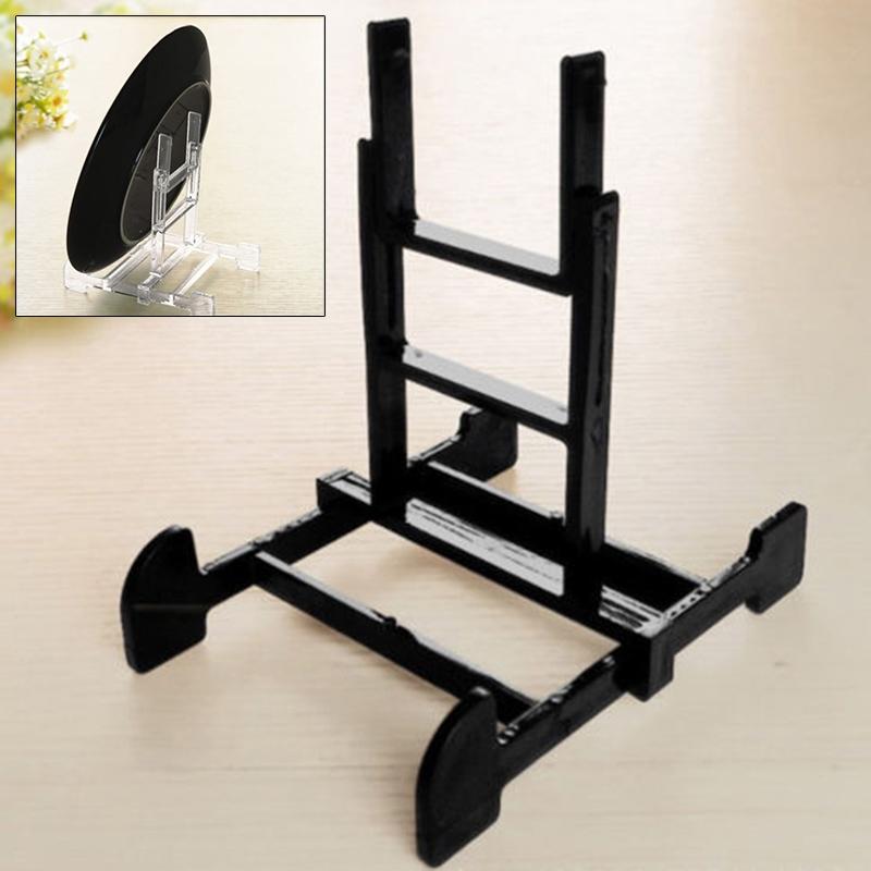 Transparent Display Easel Bowl Plate Art Photo Picture Frame Holder Book Stands