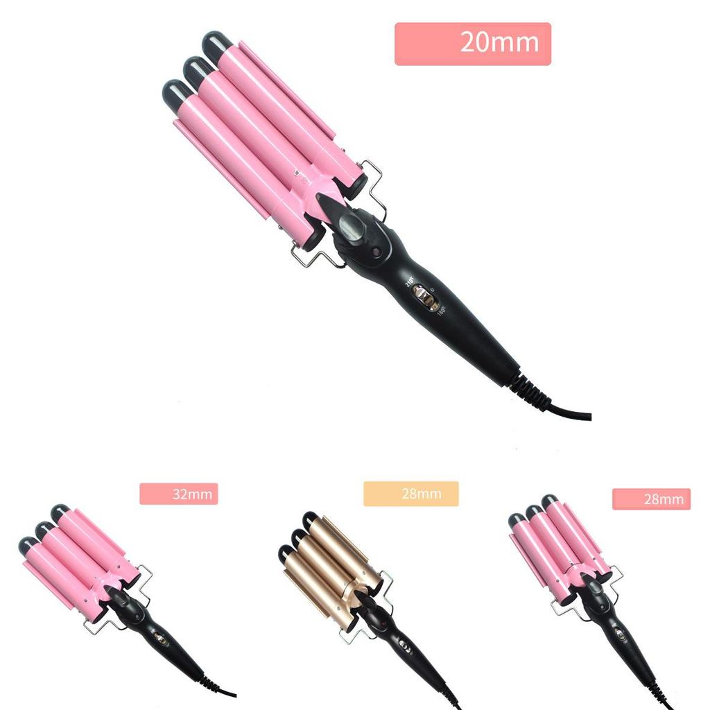 Перукарня Керамічна 3-ствольна плойка для завивки волосся Створюйте ідеальні локони за лічені хвилини