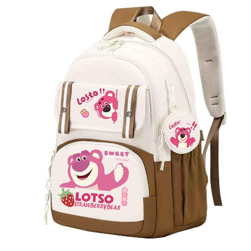 Cute Children's School Bag Lightweight Ridge Protection Elementary School Students Grades 3-6 Junior High School Students Burden Reduction Backpack