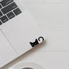 Cute Black Cat Peeking Car Rearview Mirror Sticker Waterproof Vinyl Decal For Car Mirror Window Bumper Auto Decor Car Styling