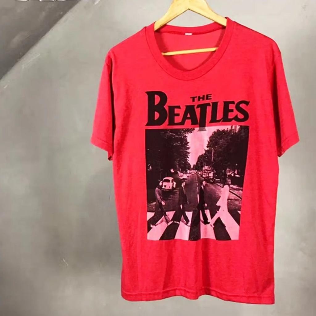 2026 The Beatles Vintage Rock Amerikanisches Retro T-Shirt Frühjahrsmode Sport Baumwolle Unisex T-Shirt Kleidung Tee Y2k Frau