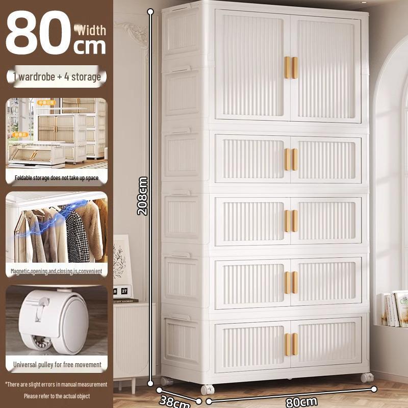 Younai Hängender Kleiderschrank für Kinder: Kleiderschrank für Babykleidung für das Schlafzimmer