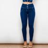 Shascullfites Pantaloni Denim Skinny cu Talie Super Înaltă Melody Streetwear cu Nasturi Femei Jeans Stretch Pantaloni Creion