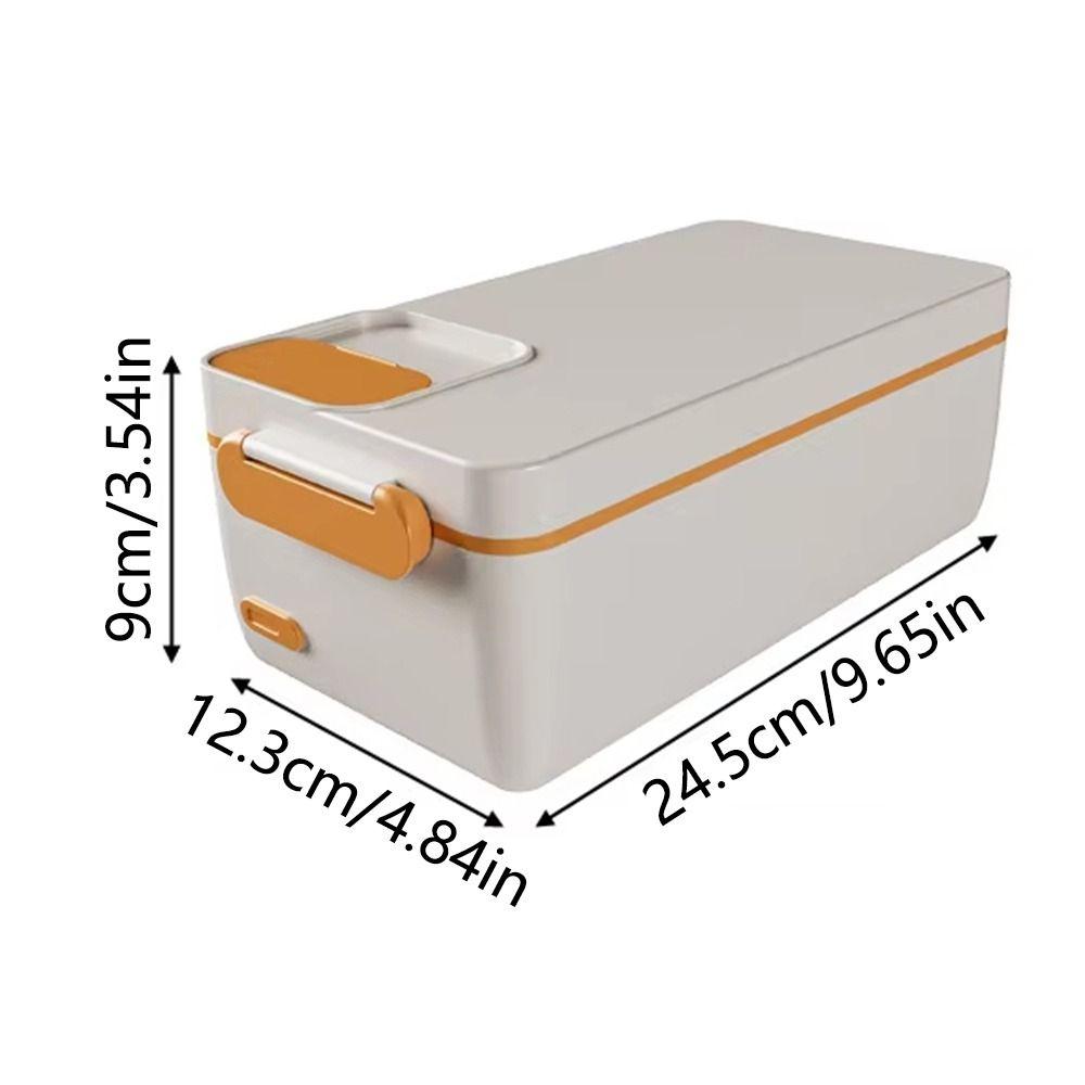 Large Capacity Food Heating Container Detachable Inner Liner Portable Insulated Lunchbox  Car
