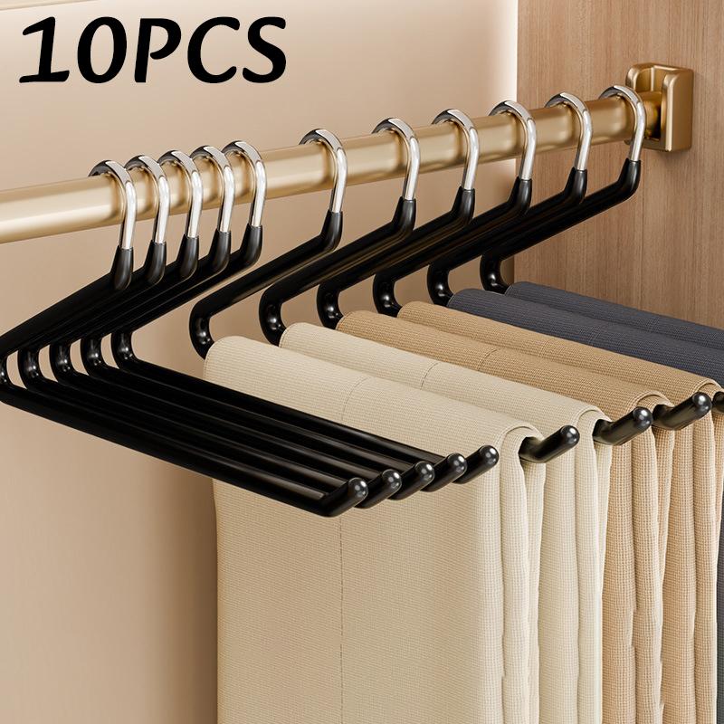 10/20pc Z-Shaped Pants Hangers Opening Goose