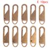 10Pcs Diy Sewing Craft Zipper Slider Puller Zipper Repair Kit Replacement For Broken Buckle Travel Bag Suitcase Zipper Head