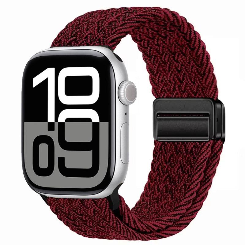 Nylon Strap for Apple Watch 10 46mm 42mm/Ultra 2 49mm 9 8 7 Breathable Watchband iwatch Series 6 5 4 SE 44mm 40mm 45mm 41mm Band
