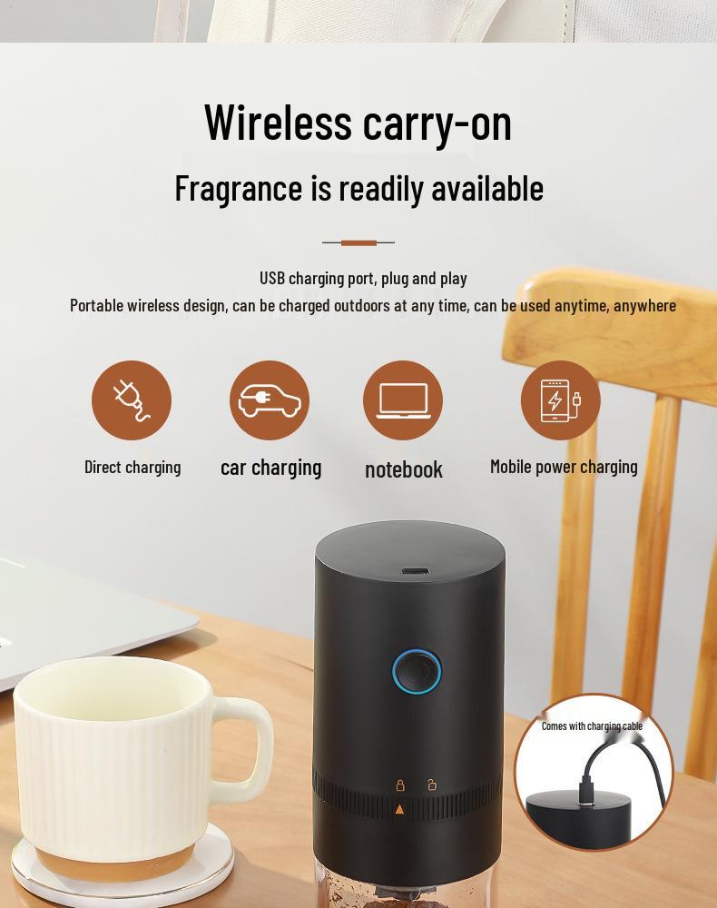 Tragbare elektrische Kaffeemühle