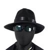 Men's Dark Cosplay Costume with Design for Halloween Stage Performance