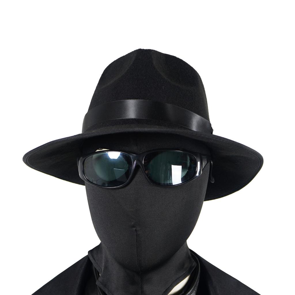 Men's Dark Cosplay Costume with Design for Halloween Stage Performance