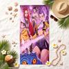 HUNTRIX Soft Beach Towel Stylish Beach Pool Towel for Summer Seaside Vacation Travel