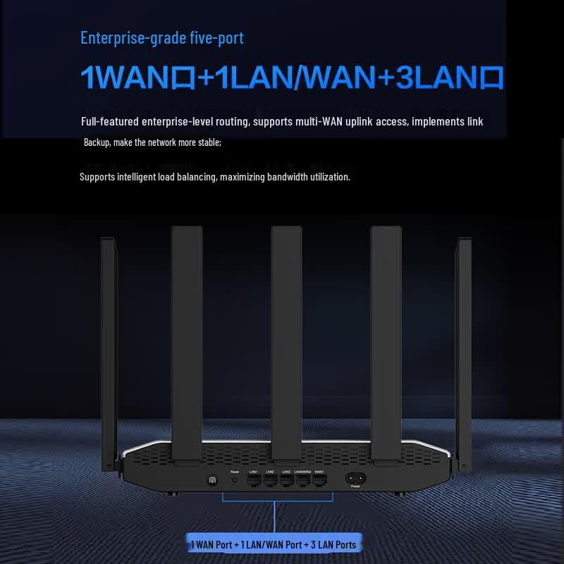 H3C Enterprise WiFi 6 Dual-Band 3000M Router (CN Version)