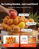 Commercial Orange Juicer Machine, 120W Electric Orange Juice Press, Stainless Steel Orange Squeezer for 20 per Minute, Lemon Citrus Pomegranates