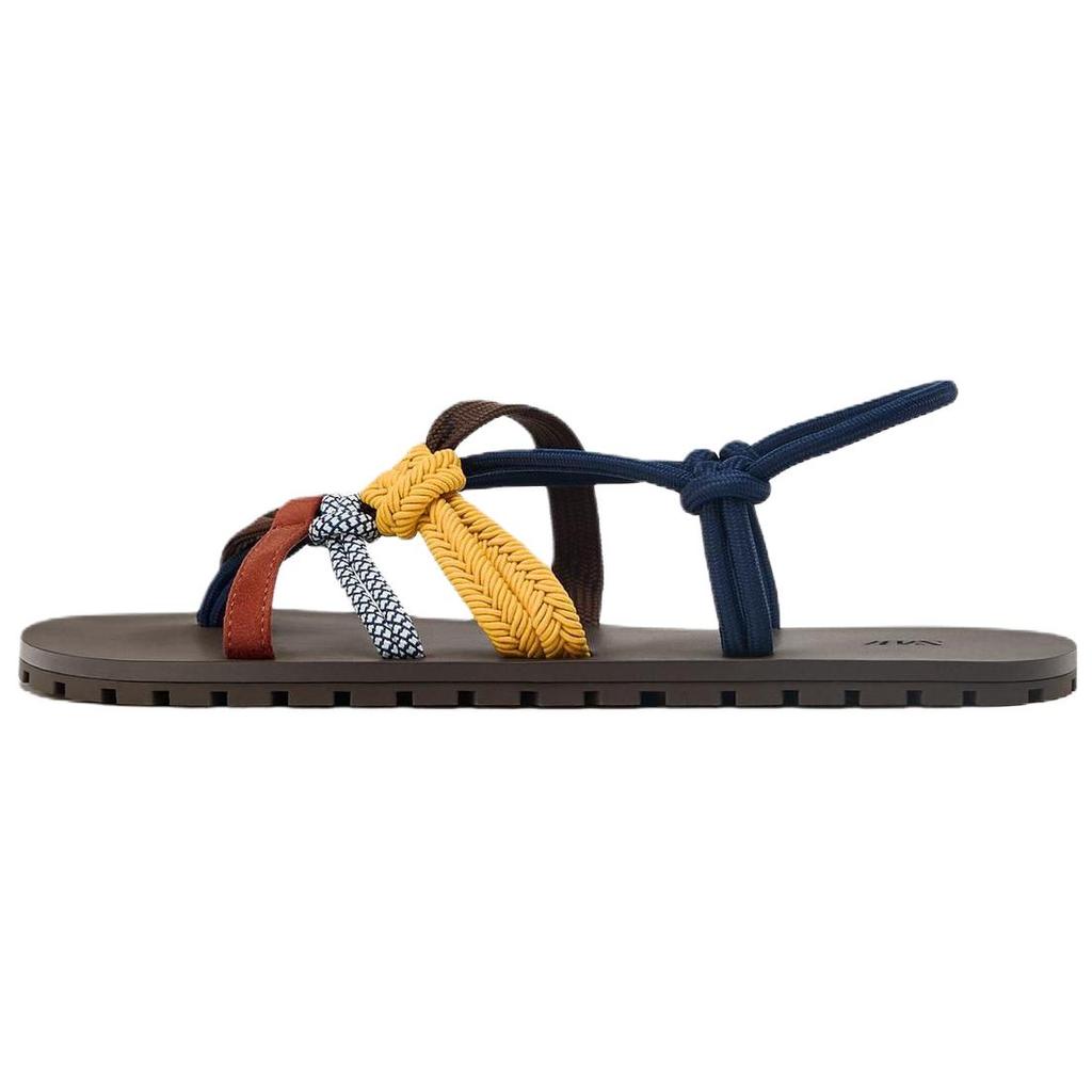 Zara Open-Toe Comfortable Colorful Strap Beach Sandals Women Sandals Multicolor 3606610202
