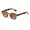 Fashion Transparent Elliptical Sunglasses Women Men  Retro Rivet Tortoise Small Square Sun Glasses UV400