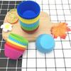 Silicone Muffin Cups: Round, Heart, Flower-Shaped High-Temp Baking Molds