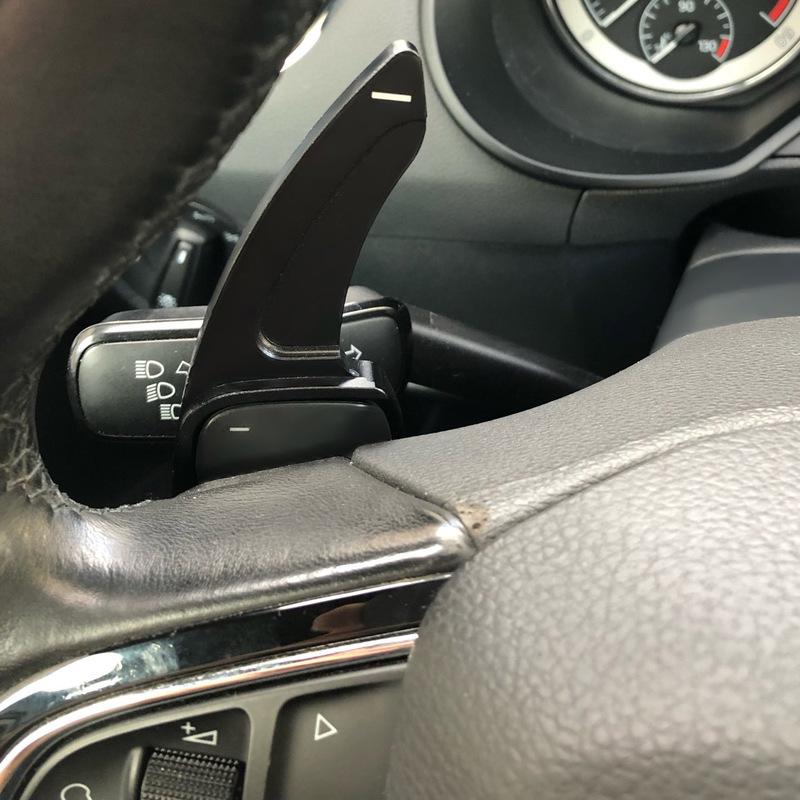 Car Paddle For Skoda Octavia VRS MK3 Fabia RS Superb Scout 2013- Steering Wheel Extender Shifters Gear Paddles DSG Stickers