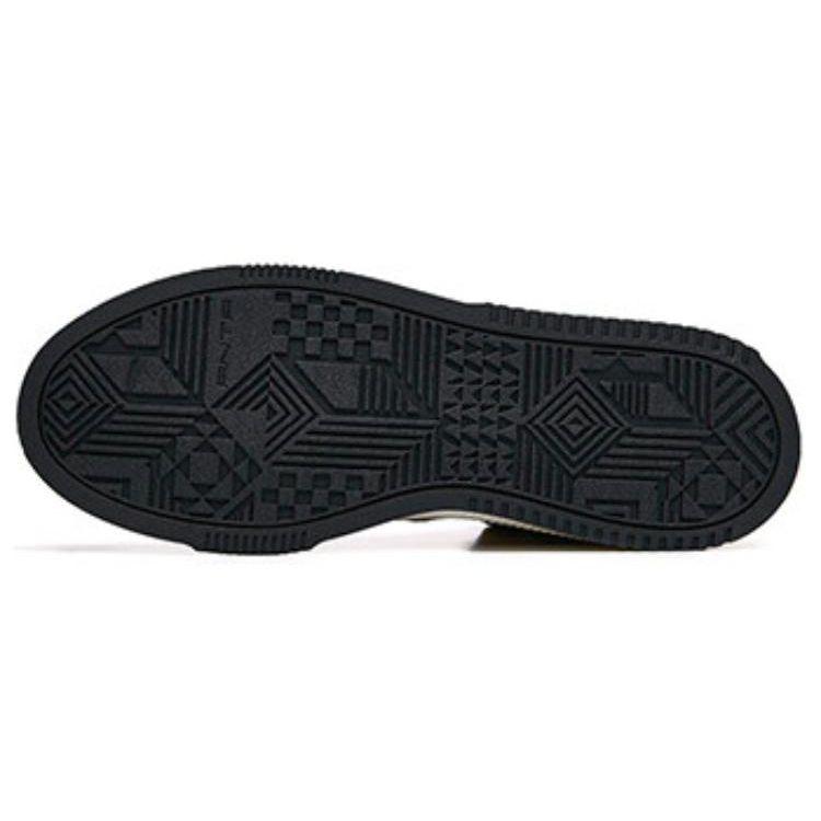Anta Thick Sole Non-Slip Wear-Resistant High-Top Skate Shoes Men Sneakers Brown Gray 912238011-8