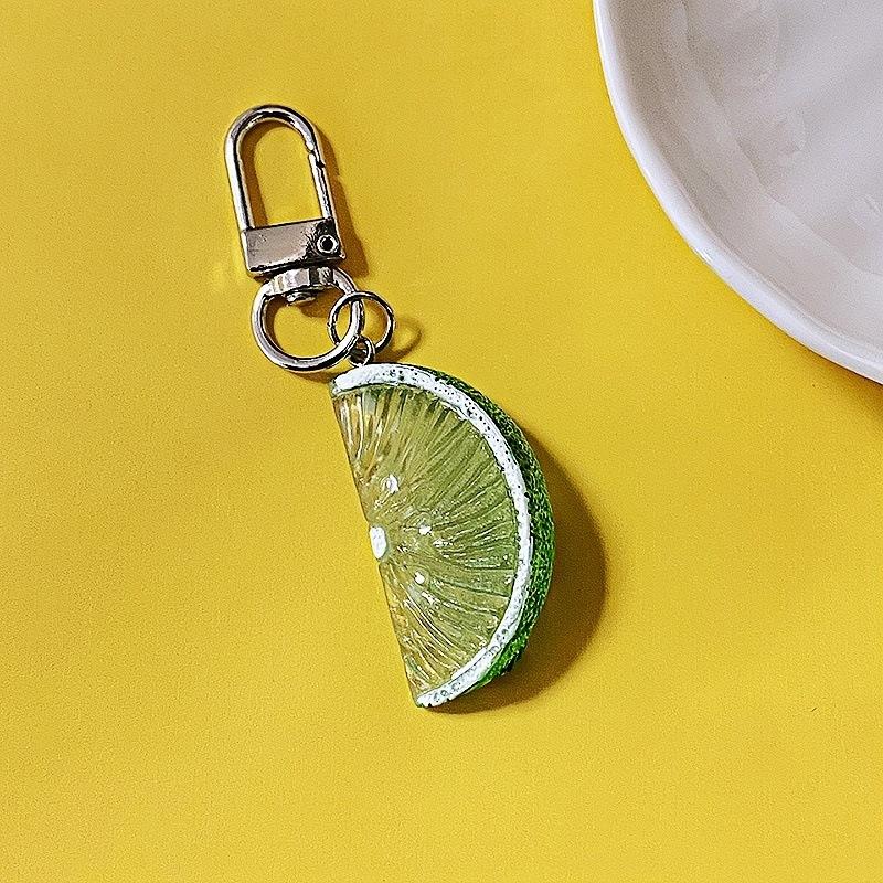 New Fashion Fruit Transparent Pearl Colored Lemon Earrings Y2k Women's Creative Jewelry