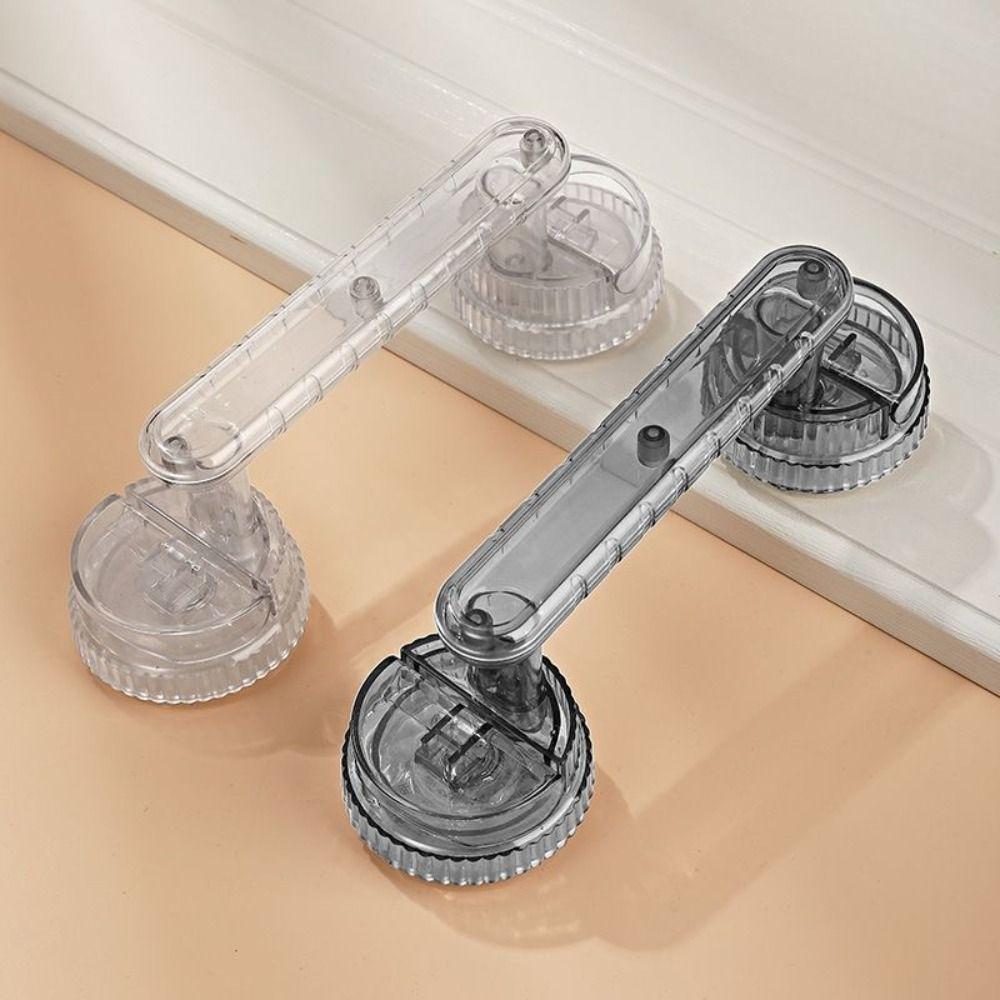 Waterproof Sliding Door Handle Anti-slip Wardrobe Door Handle Suction Cup Door Handle  Bathtubs