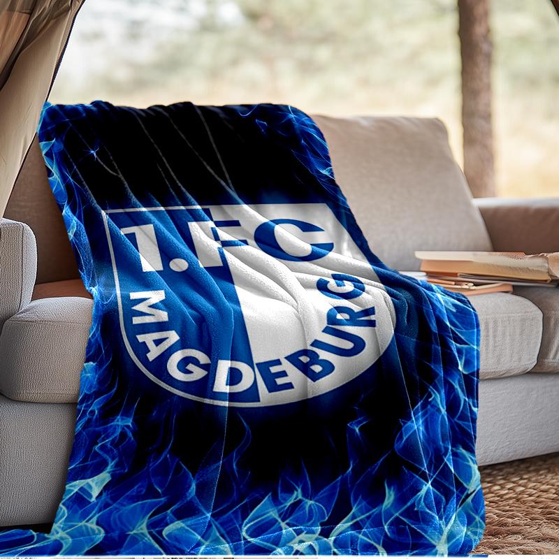 Magdeburg Flames Blanket Lightweight Ideal Bedding Blanket Perfect for Travel, Camping, Living Rooms, Offices, Sofas, Fan Christmas Gift