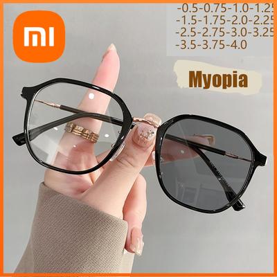 Gafas Cambia-Color Sensibles a la Luz Azul para Miopía Gafas Cambiantes Delgadas Montura de Gafas para Estudiante Mujer 6021