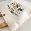 Canvas Bag Small Versatile Handbag Female Student Lunch Box Bag Simple Tote Bag Office Worker Lunch Bag Shopping Bag