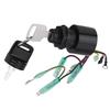 Keyed Boat Ignition Switch Assembly Outboard Starter Reliable Ignition Key Switch  Marine Engine