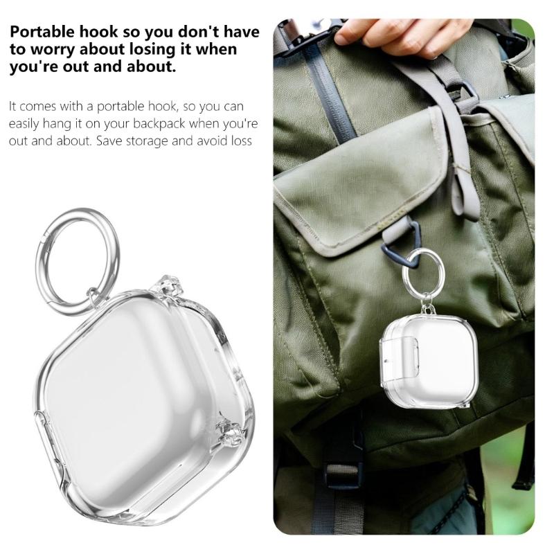 Protective Clear Cover For Buds4/4Pro Earphone Shell Protector Case Featuring AntiSlip Design And Multiple Color Option