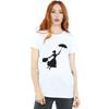 Disney Womens/Ladies Mary Poppins Flying Silhouette Cotton Boyfriend T-Shirt