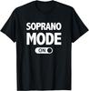 Lustige Chor Musikliebhaber Singender Nerd Sopran T-Shirts T-Shirt