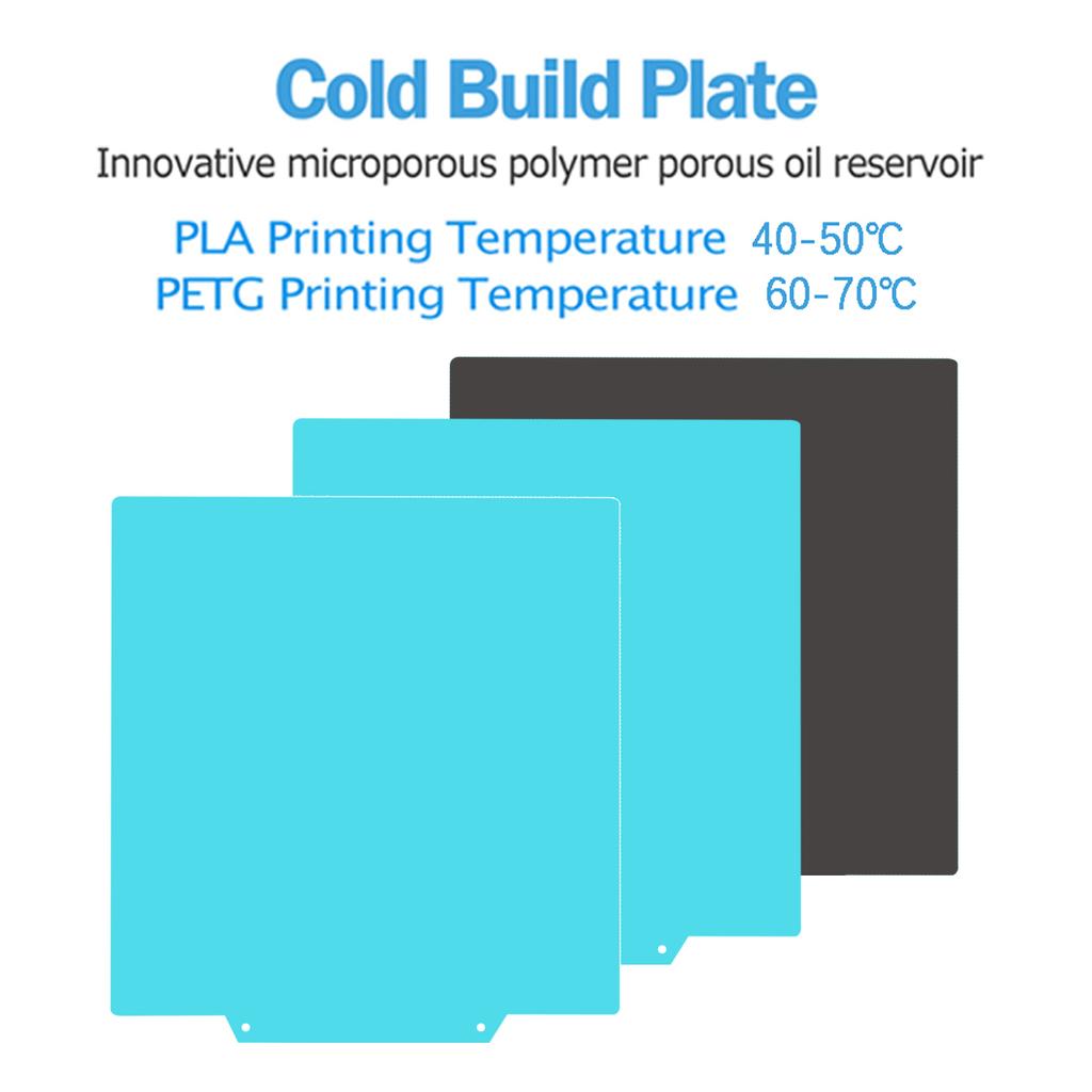 For Anycubic Kobra 2/ Kobra 2 Pro/ Kobra 2 Neo PEO PET Pei Build Plate 230x230mm Double Side Textured Sheet Smooth Heated Bed