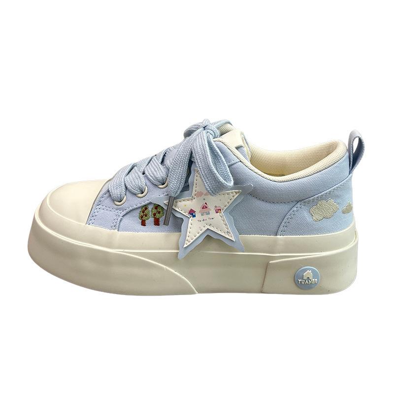 Plattform-Segeltuchschuhe 22 neue Sommer atmungsaktiv Sub Super Feuer höhenverstellbar Sport und Freizeit Board Schuhe