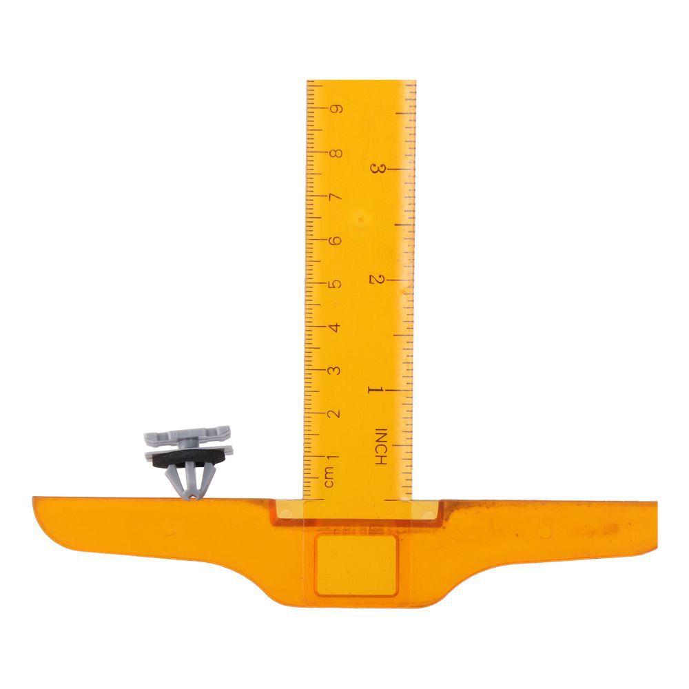 50 Stück Autozubehörteile 19352782 Clip 68172491AA Grau Wippleistenclips Clipersatz für Auto