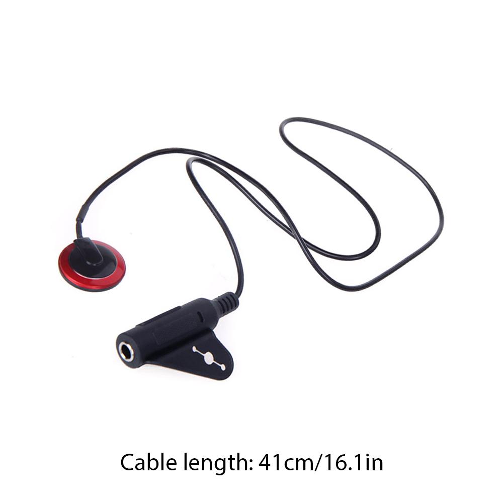 Captador de microfone de contato piezo para guitarra, violino, banjo, bandolim, ukulele