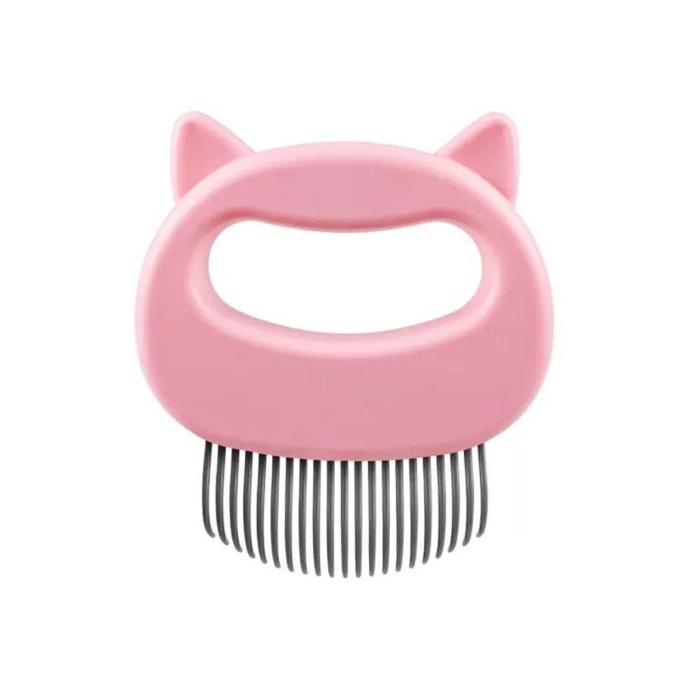 Fine Soft Brush Pet Hair Removal Brush Plastic Handle Deshedding Brush For Long Short Hair