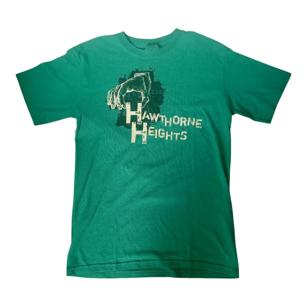 Vintage Hawthorne Heights Graphic Multicolor Short Sleeves Unisex T Shirt