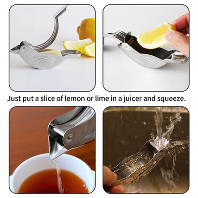 Antikorozní ruční lis na odšťavňovač na pomerančový odšťavňovač Bird Lemon Wedge Kitchen Tool