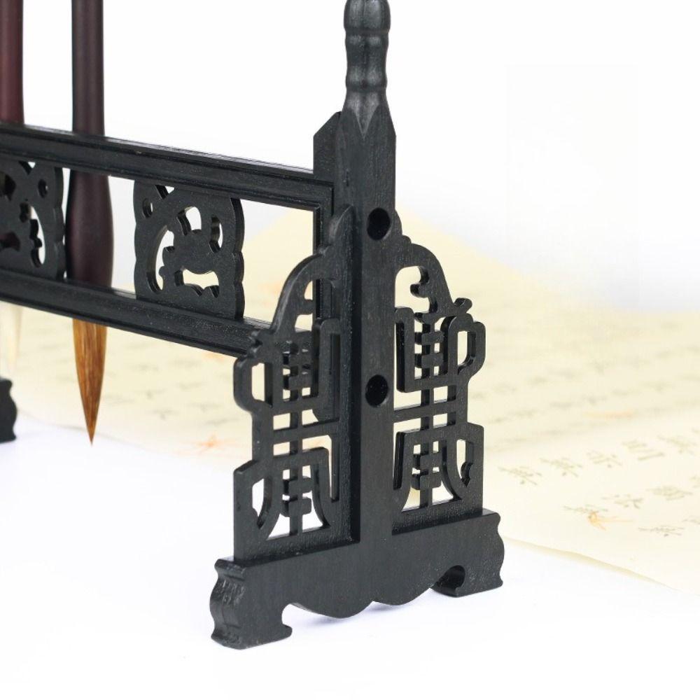 Resin Calligraphy Pen Holder Hanging Brush Stand Rack New Brush Hanger