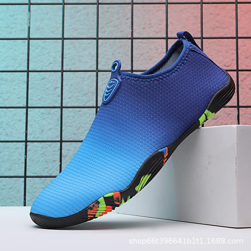 Couple shoes wading beach shoes men's non-slip diving socks women's snorkeling swimming rafting shoes yoga soft shoes