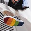 Women Canvas Sneakers Rainbow High Top Canvas Shoes Fashion Summer Sneaker Woman Sneakers Vulcanized Shoes  Flats White Shoes