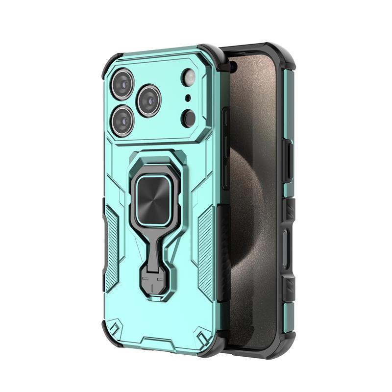 

Anti-Slip Phone Case For iPhone 17 Pro Magnetic Suction Stand Phone Holder Back Cover iPhone 17 Air Case For iPhone 17 Pro Case iPhone17 зелёный