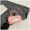 Niche Design Retro Bowling Bag Women's 2025 New Fashion Messenger Bag Simple Handbag Shoulder Bag