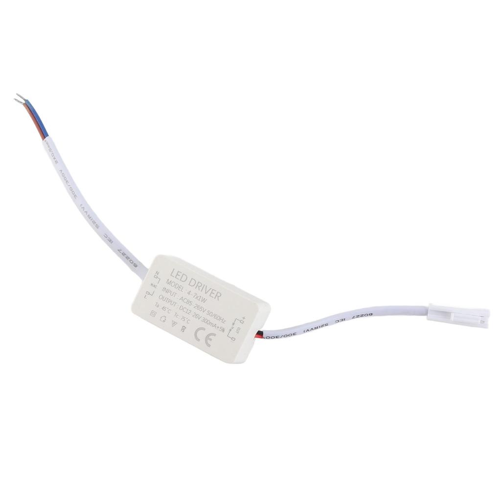 4‑7X1W LED Driver Constant Current 300mA Input AC85‑265V Output DC12‑26V Power Supply Transformer