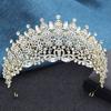 Luxury Rhinestone Tiara for Bride Tiaras and Crowns Party Pageant Wedding Crown Hair Jewelry Headbands Costume Accessories