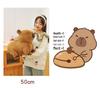 Cute Plush Capybara Doll & Pillow - Lying Version Birthday Gift