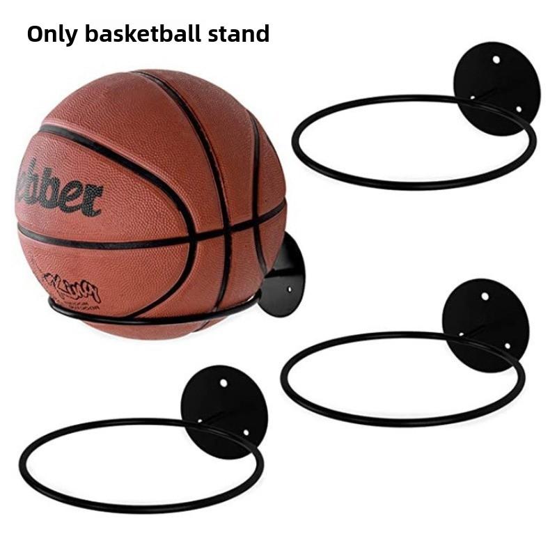 Wallmounted Basketball Rack Wrought Ironmounted Basketball Football Multipurpose Ball Placement Shelf Storage Rack Display Rack