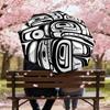 Native American Totem Pole Inspired Umbrella: A Unique Blend of Art and Functionality - Perfect for Outdoor Adventures, Travel Essentials 045