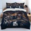 The Last of Us Horror TV Game Pedro Bed Ensemble Quilt Cover Bed Collection Quilt Cover Pillowcase Comforter king Queen Dimension Size Boys Adult